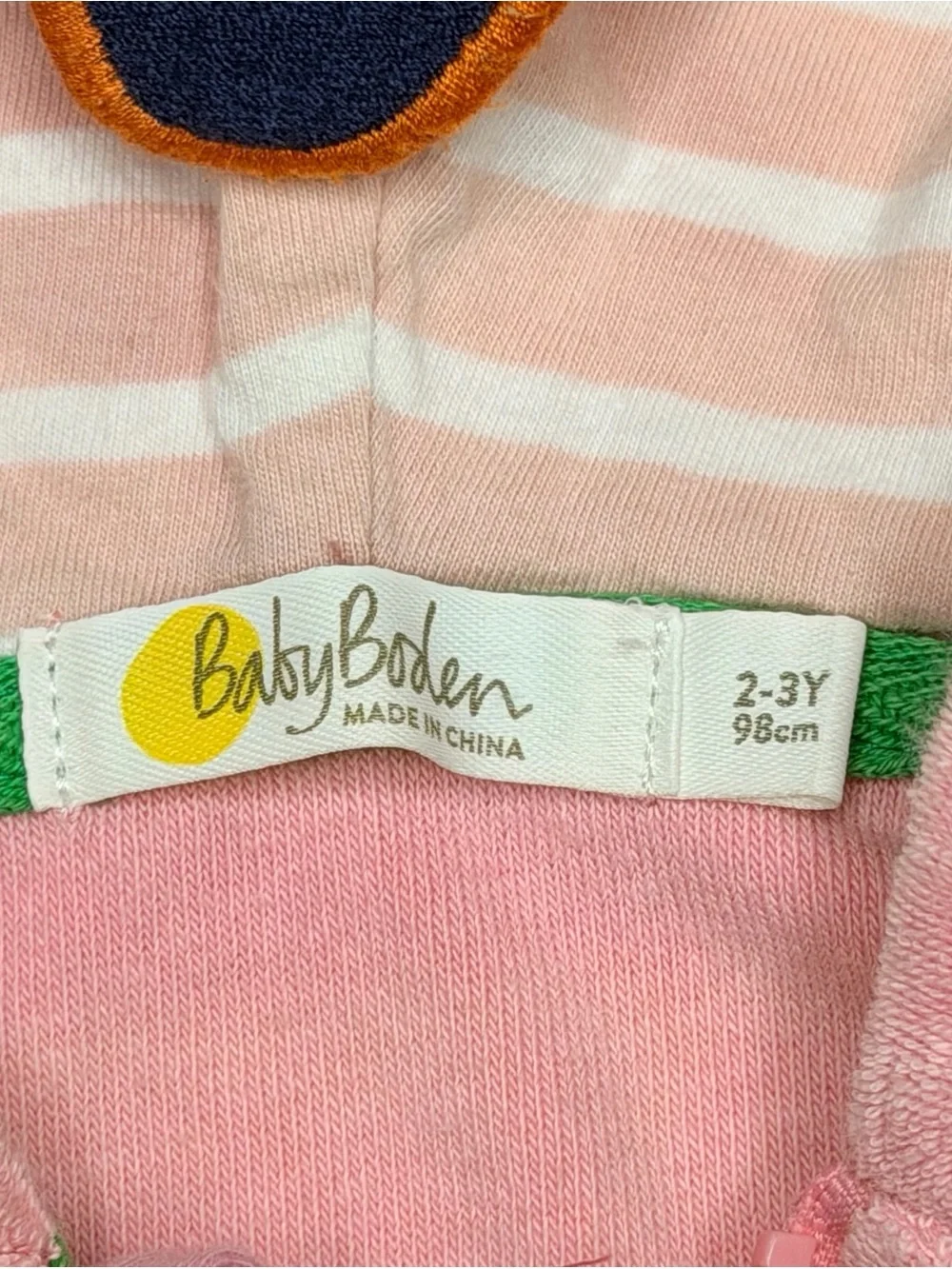 Baby Boden Flamingo Toweling Romper